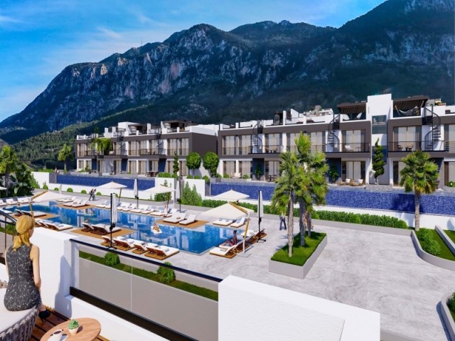 PREMIUM-WOHNUNG UND EINZIGARTIG IM PREIS ULTRA-LUXUS 133 m2 1+1 PENTHOUSE-WOHNUNG MIT TERRASSE ZUM WIEDERVERKAUF IN EMTAN SPECTRA MARS PROJEKT IN GIRNE/LAPTA .. 0533 859 21 66