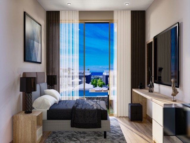 PREMIUM-WOHNUNG UND EINZIGARTIG IM PREIS ULTRA-LUXUS 133 m2 1+1 PENTHOUSE-WOHNUNG MIT TERRASSE ZUM WIEDERVERKAUF IN EMTAN SPECTRA MARS PROJEKT IN GIRNE/LAPTA .. 0533 859 21 66