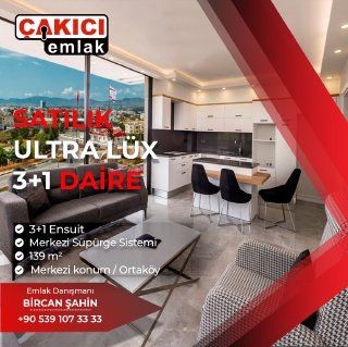 ORTAKÖY DE EZBERLERİ BOZAN BİR PROJE! ULTRA LÜKS 3+1 DAİRE