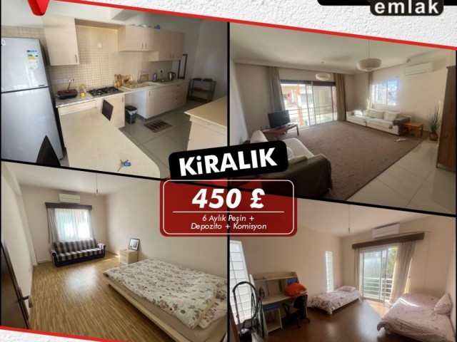 2+1,95m2 Flat for Rent in Schools Road Area in Nicosia-K.Kaymaklı