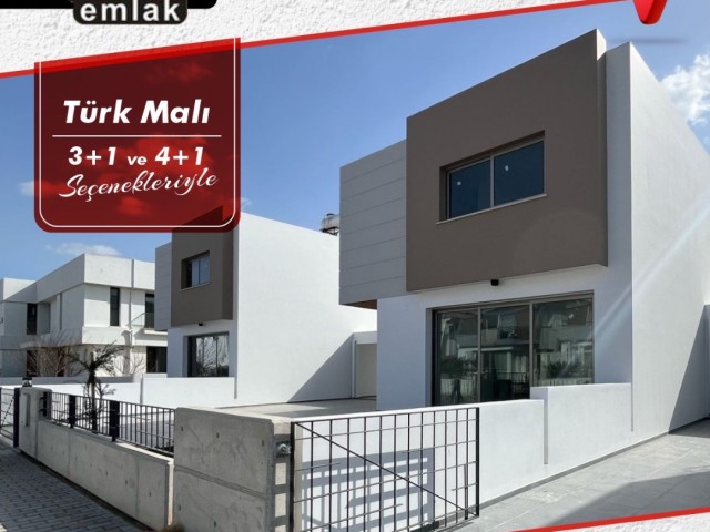 3+1 VILLA ZUM VERKAUF IN YENİKENT