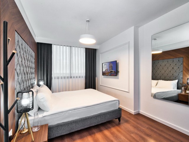 آپارتمان 1+1 برای فروش با منظره دریا در طبقه هفدهم در ویژه ترین پروژه TRNC، Grand Sapphire