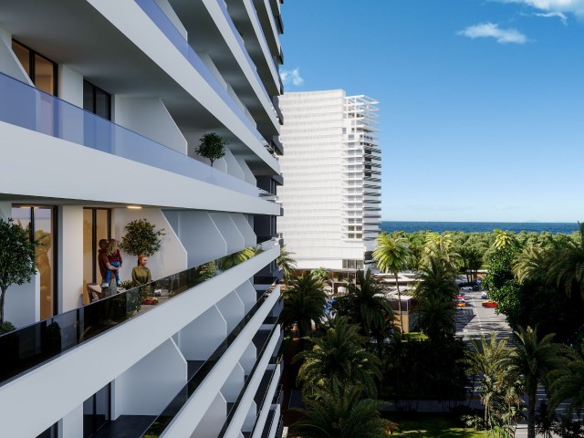 Продается большая квартира типа 2+1 с видом на море и горы на 22 этаже в самом специальном проекте ТРСК, Grand Sapphire