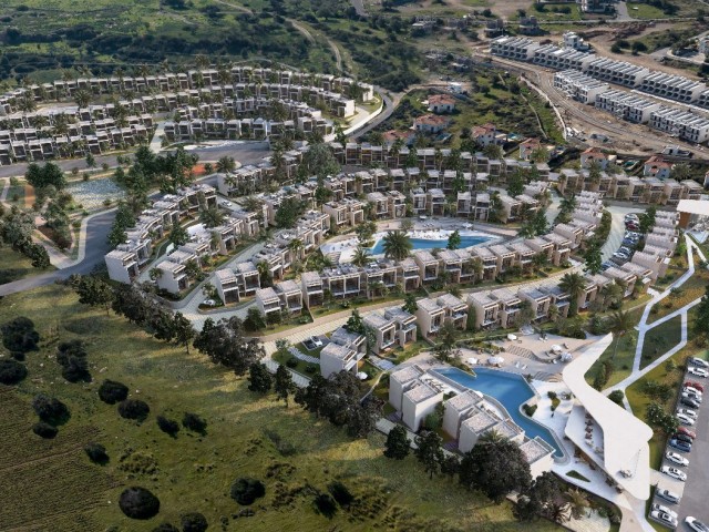 Eine Gelegenheit, die Sie sich nicht entgehen lassen sollten!!! 1+1 Loft-Wohnung mit Poolblick zum Verkauf in der Gegend von Kyrenia Esentepe