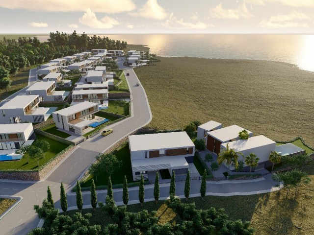 Girne Çatalköy'de Lüks Yaşam Tarzınıza Uygun Satılık Denize Sıfır Villa Seçenekleri ile  Sizleri Bekliyor !!!