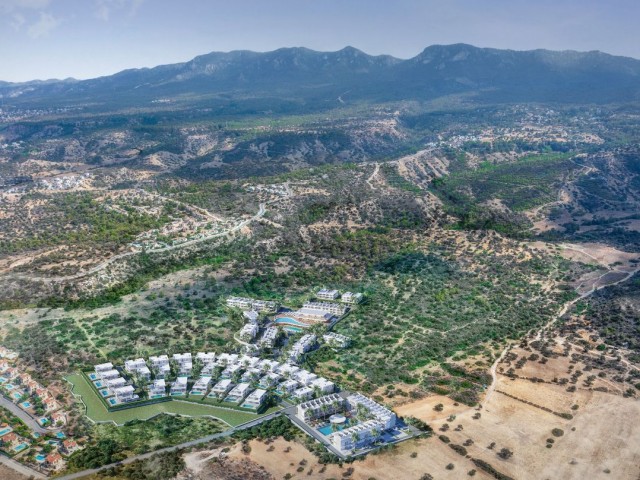 Studiowohnung zum Verkauf in einem Projekt, das den Schlüssel zu einem glücklichen und friedlichen Leben in Esentepe, Kyrenia, darstellt