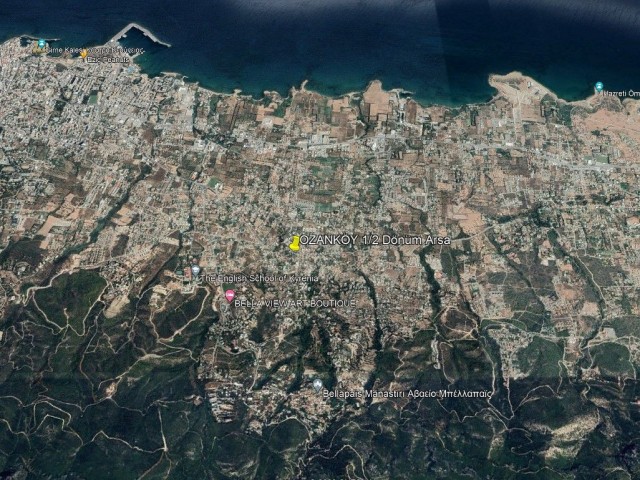 995 m2 Plot with Turkish title right in the middle of Ozanköy