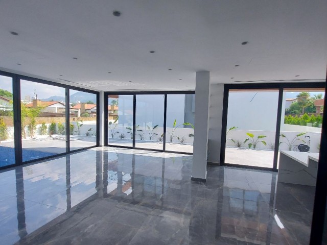 4+1 VILLA FOR SALE IN ÇATALKÖY, STUNNING STRUCTURE AND READY TO MOVE IN NEW VILLA Ground floor - Living room + kitchen open plan - guest wc - bedroom + wc/shower 1st floor - 2 bedrooms - 1 master bedroom + closet room + ensuite - Shared bathroom/WC 2nd floor - Laundry room Roof terrace Suspended cei