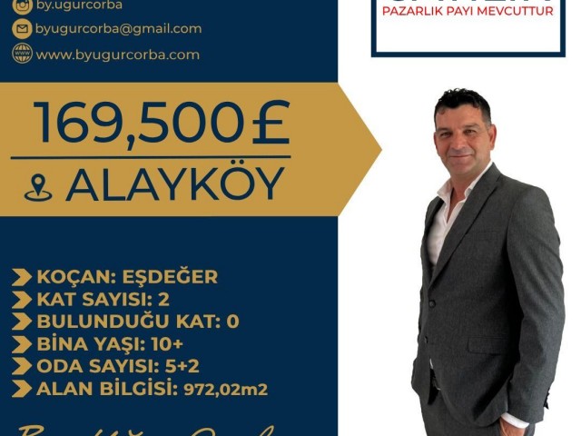 UPPER FLOOR 2+1 UPPER FLOOR 3+1 DETACHED HOUSE FOR SALE IN ALAYKÖY