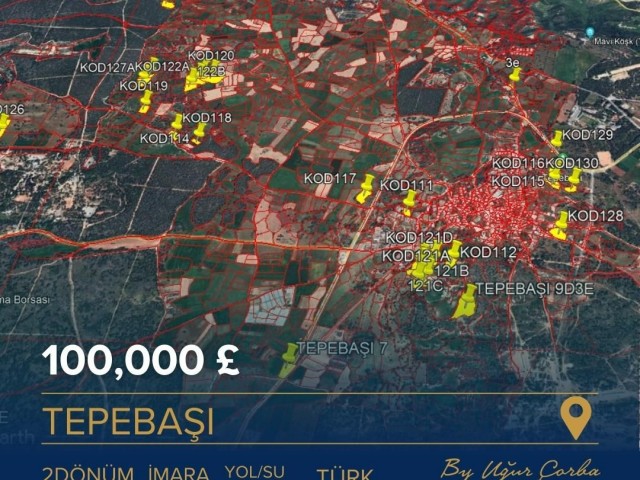 Schauen Sie sich die Grundstücke an, die wir Ihnen mit offenen/geschlossenen Entwicklungsoptionen in der Region Kyrenia anbieten!