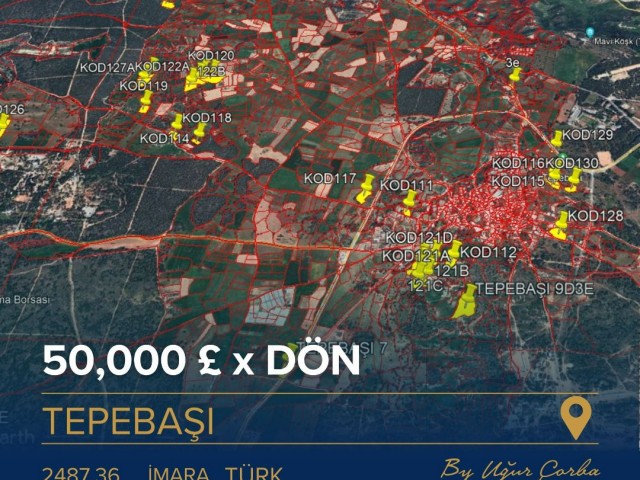 Schauen Sie sich die Grundstücke an, die wir Ihnen mit offenen/geschlossenen Entwicklungsoptionen in der Region Kyrenia anbieten!