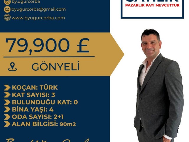 2+1 FLAT FOR SALE IN GÖNYELİ