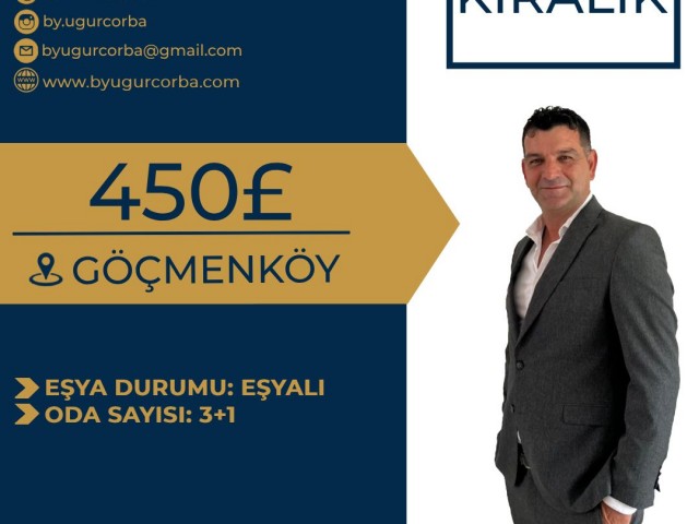 Flat To Rent in Göçmenköy, Nicosia