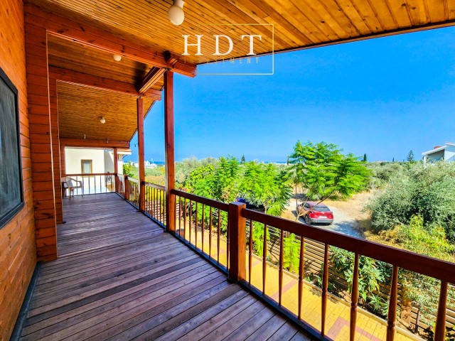 4+1 ECO HOUSE FOR SALE. WITH SEA AND MOUNTAIN VIEW