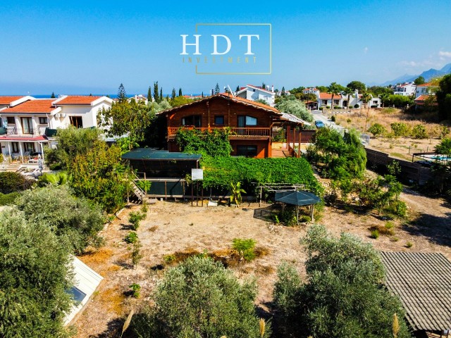 4+1 ECO HOUSE FOR SALE. WITH SEA AND MOUNTAIN VIEW