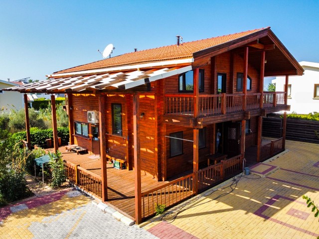 4+1 ECO HOUSE FOR SALE. WITH SEA AND MOUNTAIN VIEW