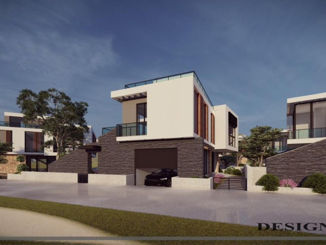 NEW MODERN VILLAS 4+1 FOR SALE. UNDER CONSTRUCTION. PLOTS 380 -617 M2