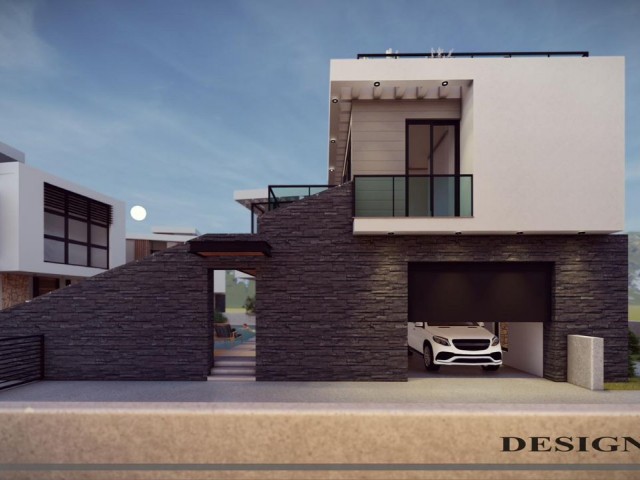 NEW MODERN VILLAS 4+1 FOR SALE. UNDER CONSTRUCTION. PLOTS 380 -617 M2