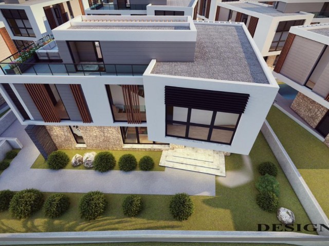 NEW MODERN VILLAS 4+1 FOR SALE. UNDER CONSTRUCTION. PLOTS 380 -617 M2