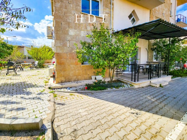  4+1 FLAT FOR SALE IN TWO LEVELS. OWN FRONT GARDEN