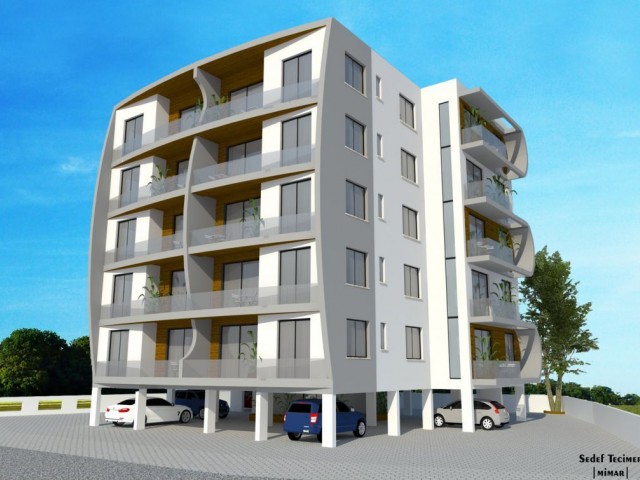 Lefkoşa Dereboyunda Taşınmaya Hazır 90 m2 Büyüklügün de 2+1 lüks Daire