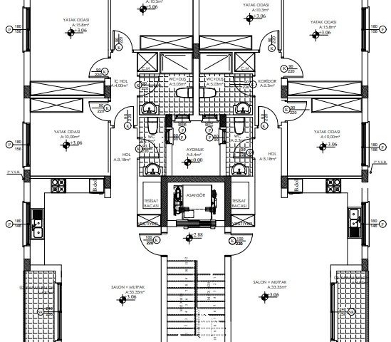 3+1 FLATS WITH ELEVATOR BEHIND FURNITURE IN GÖNYELİ ** 