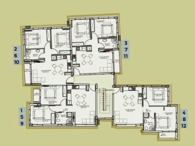 INVESTITION 2+ 1 WOHNUNGEN IN HAMİTKÖY ANITTEPE REGION