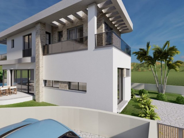 LUXURIOUS VILLAS WITH LARGE GARDEN WITH POOL IN LAPTA, 200 MTR FROM THE SEA