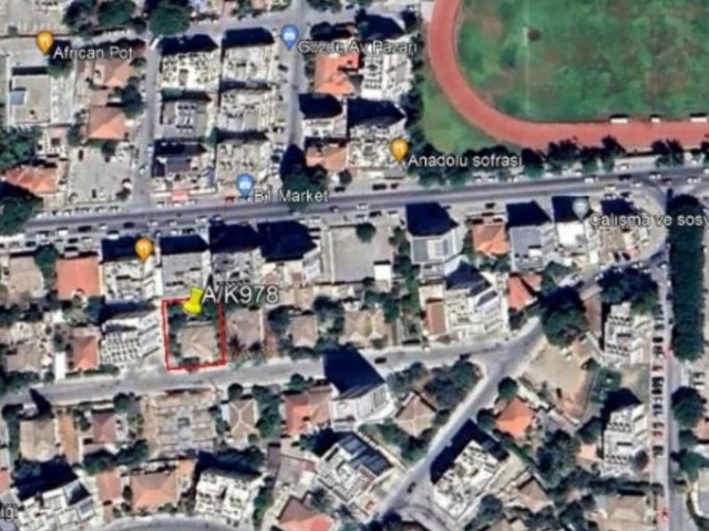 12 FLOOR LAND WITH DEVELOPMENT PERMISSION IN YENISEHIR CENTER, THE HEART OF NICOSIA