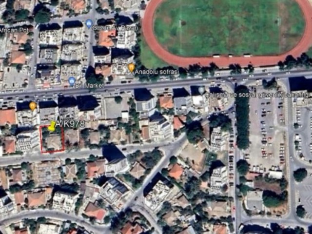 12 FLOOR LAND WITH DEVELOPMENT PERMISSION IN YENISEHIR CENTER, THE HEART OF NICOSIA