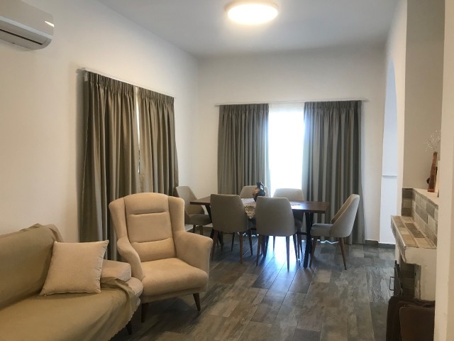 Girne Karakum da 3+1 7 Kişilik Lüks Eşyalı Özel Havuzlu Villa (3+1 Ferienvilla 3 Schlafzimmer 1 Küche und Studio ein eigener Pool - Kamin und großer Garten)