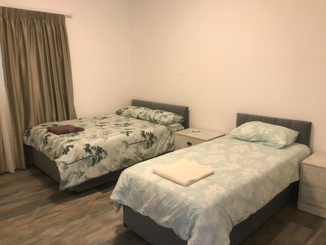 Girne Karakum da 3+1 7 Kişilik Lüks Eşyalı Özel Havuzlu Villa (3+1 Ferienvilla 3 Schlafzimmer 1 Küche und Studio ein eigener Pool - Kamin und großer Garten)