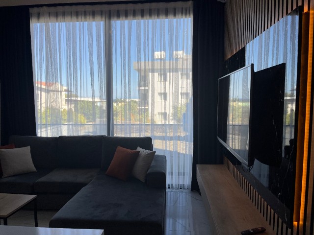 Luxury 2+1 Apartment on the Back Street of Şokmar Premium, Close to the Merit Hotels Area, 20 Meters from the Road and the Minibus Route, and with Camelot Beach Ahead.