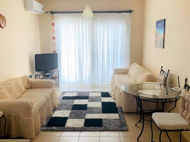 Fully Furnished 1+1 Flat in Iskele Cesar, with Title Deed Ready, All Taxes Paid