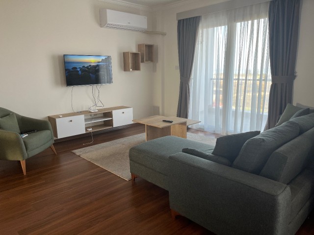 Magnificent Sea View in Iskele Center 3+1 Double Bathroom Active Internet Fully Furnished