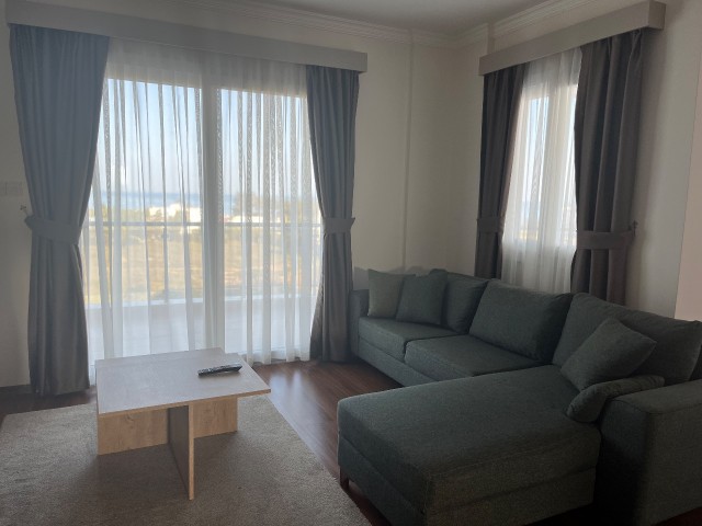 Magnificent Sea View in Iskele Center 3+1 Double Bathroom Active Internet Fully Furnished