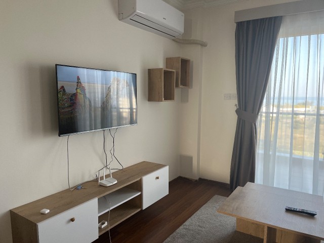 Magnificent Sea View in Iskele Center 3+1 Double Bathroom Active Internet Fully Furnished