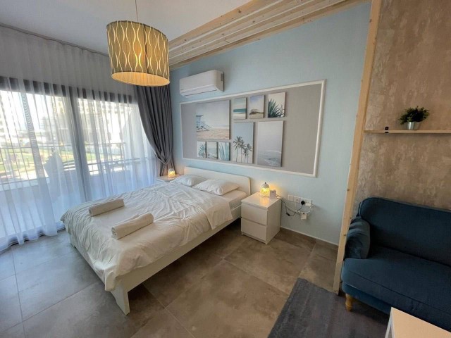 Investment Coupon Flat in Iskele Sezar Resort with Hotel Concept AirBnb and Booking Average Daily Return of 30 Euros