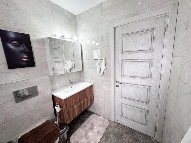 2+1 3 Bathroom Ultra Luxury Furnished Penthouse at Iskele Sezar Resort