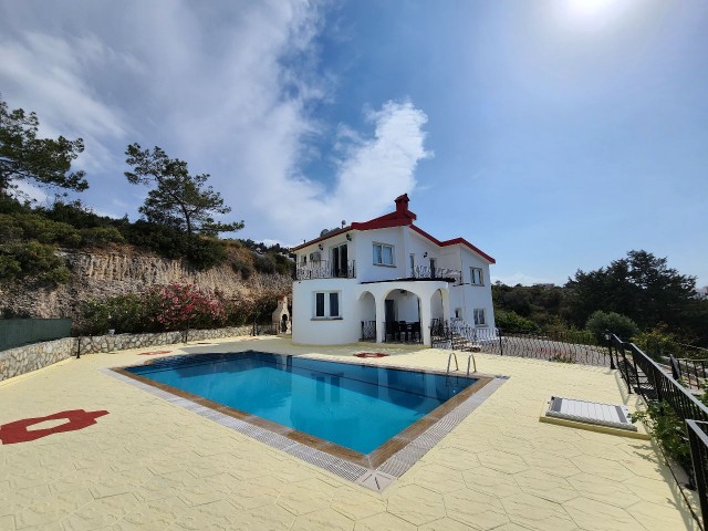 Esentepe, 4+1 villa for rent with private pool and fully furnished +905428777144 Turkish, English, Русский