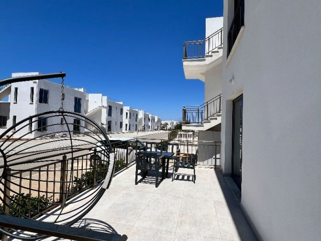 Sea View 1+1 Garden Apartment For Sale