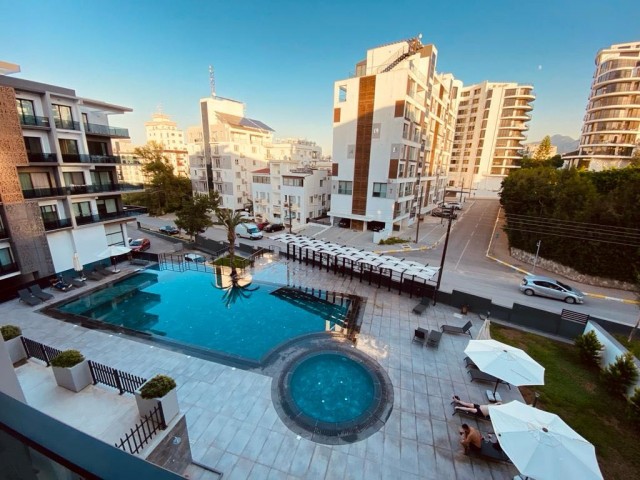 1+1 möblierte Wohnung im Kyrenia Center mit Pool und Fitness