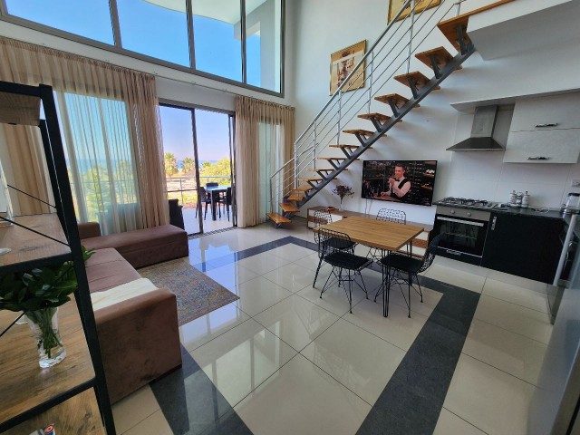 2+1 loft flat for sale with seafront, uninterrupted, unobstructed view, title deed ready +905428777144 Turkish, English, Русский