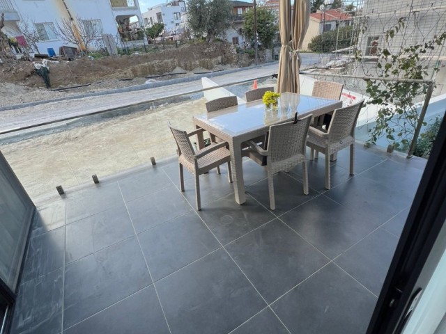 2+1 terraced apartment with shared pool in Kyrenia Alsancak!