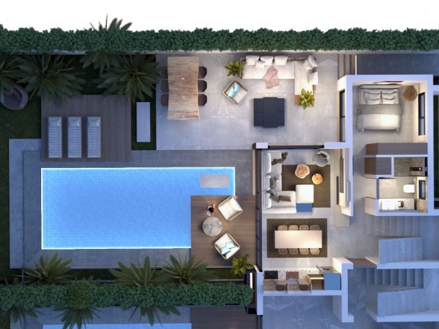 1+1 PENTHOUSE ZU VERKAUFEN, ESENTEPE, REGION KYRENIA