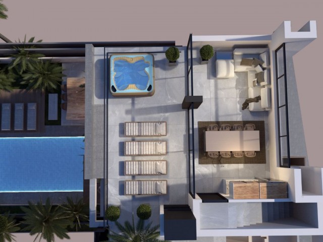 1+1 PENTHOUSE ZU VERKAUFEN, ESENTEPE, REGION KYRENIA