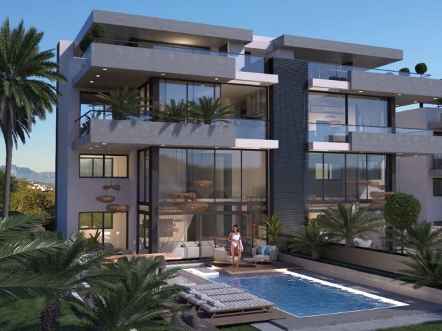 1+1 PENTHOUSE ZU VERKAUFEN, ESENTEPE, REGION KYRENIA