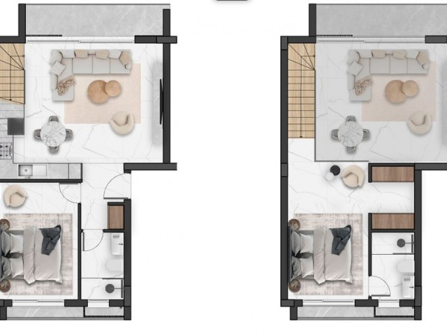 TATLISU'DA YENİ PROJE 2+1 PENTHOUSE-LOFT – TAT11