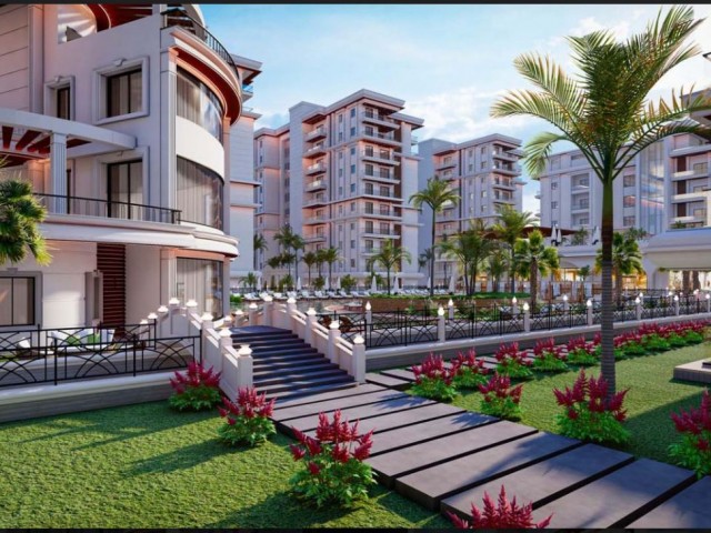 Satılık stüdyo 42 m2 İskele'de deniz manzaralı