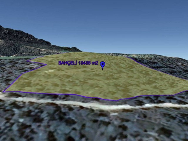 Investitionsmöglichkeit Bahçeli 13435m² Grundstück zum Verkauf